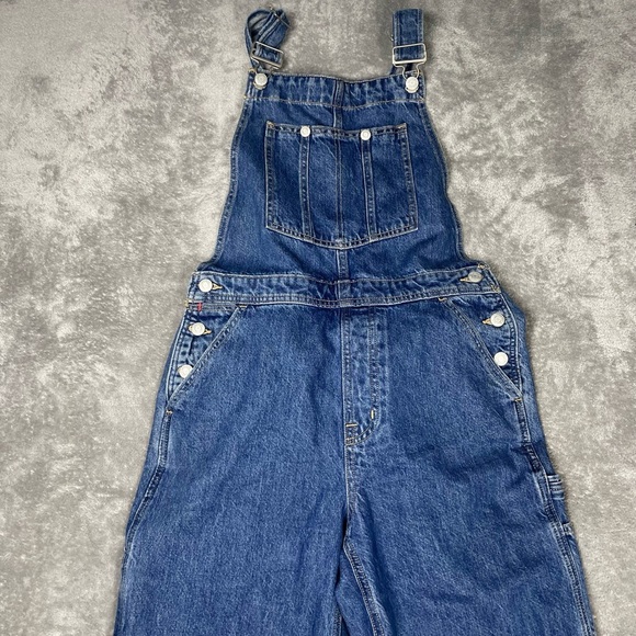 Aritzia Blue Denim Women's Overalls - Picture 9 of 16